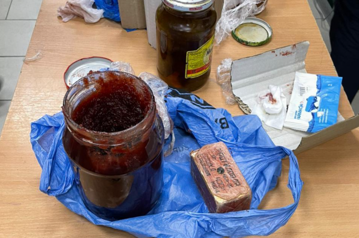 Пограничники нашли в банке тротиловую шашку / фото ГПСУ Пограничники нашли в банке тротиловую шашку / фото ГПСУ