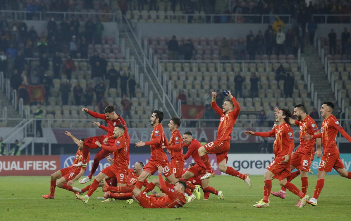 Северная Македония пробилась в стыковые матчи / фото REUTERS