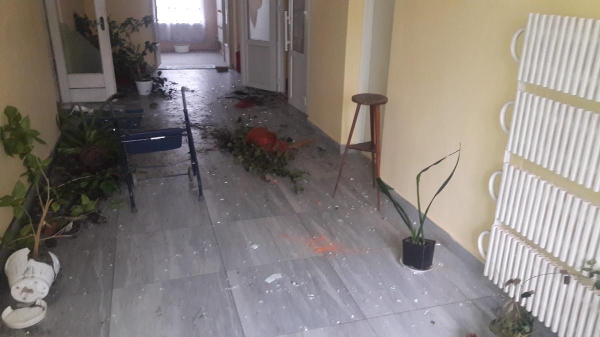 Розтрощено весь перший поверх \ фейсбук Ігор Черевичник Розтрощено весь перший поверх \ фейсбук Ігор Черевичник