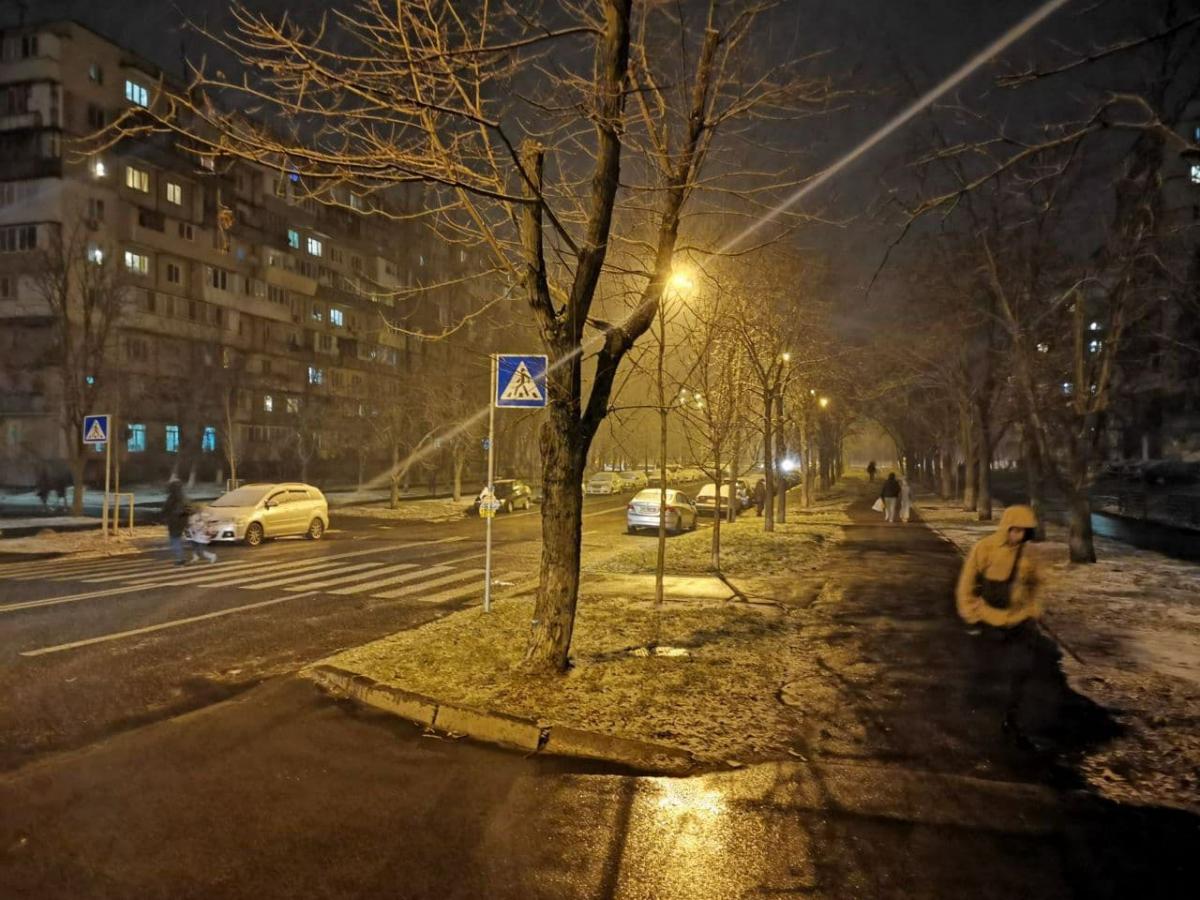 Первый снег в Киеве / фото УНИАН, Катерина Лиманская
