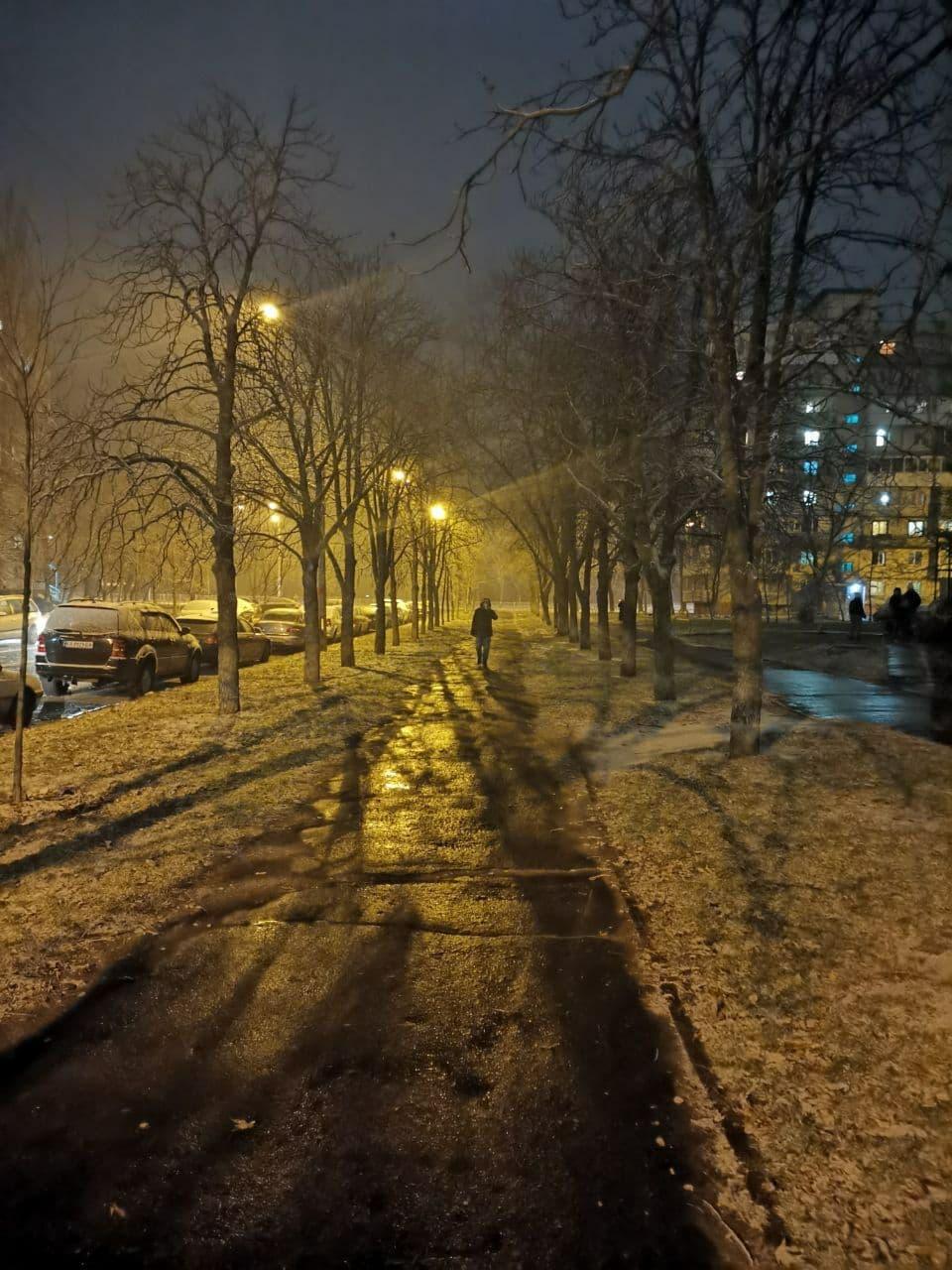 Перший сніг у Києві / фото УНІАН, Катерина Лиманська