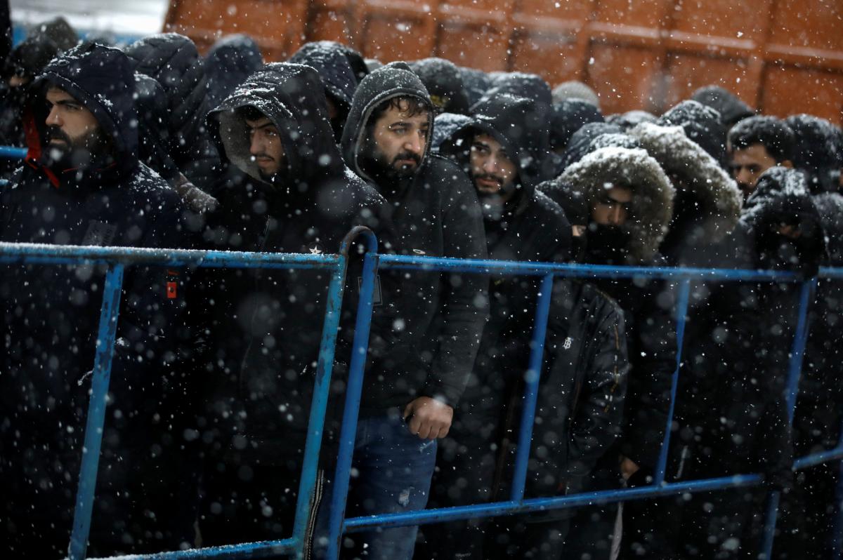 На территории Беларуси находятся до 7 тысяч мигрантов / фото REUTERS