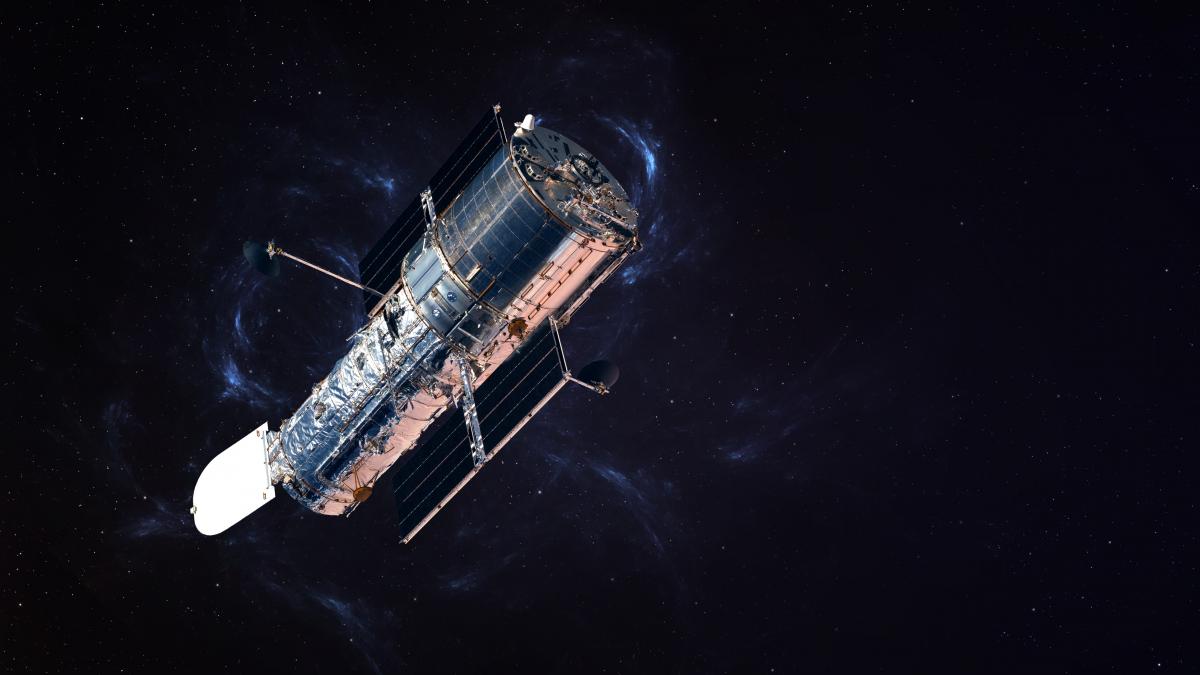 Телескоп Hubble был выведен на орбиту в апреле 1990 года / фото ua.depositphotos.com