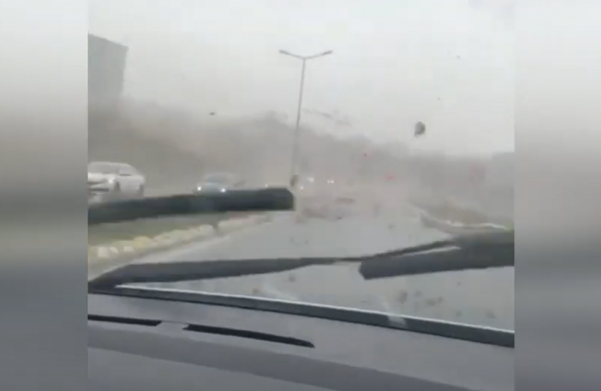 Туреччина страждає від урагану / скріншот з відео