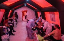 Заповнений майже на 50%, більшість – невакциновані: у МОЗ показали фото із мобільного госпіталю на Херсонщині