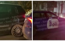 "Отрыжка 90-х": в Киеве таксист отметился странным поведением после совершения ДТП (видео)