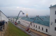 В Киево-Печерской лавре произошел пожар (фото, видео)