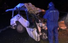 "ВАЗ" превратился в груду металла: на Черкасчине в ДТП погибли три человека (фото)