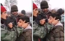 Мігранти на польському кордоні пускали у вічі хлопчика сигаретний дим, аби той заплакав на камеру (відео)