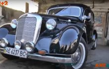 В Украине оживили редкий ретро-Mercedes и сделали звездой кино (видео)