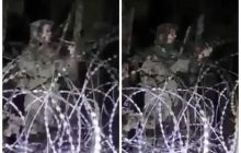 П'яний озброєний білорус чіплявся до польських прикордонників: хотів помінятися цигарками (відео)