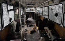 Кладбище металлолома: журналист показал, во что оккупанты превратили троллейбусное депо в Антраците