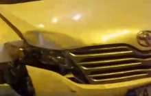 В Киеве водитель на иномарке убегал от копов и разбил много машин (видео)