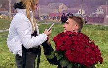 На Київщині рятувальник оригінально освідчився коханій (фото, відео)