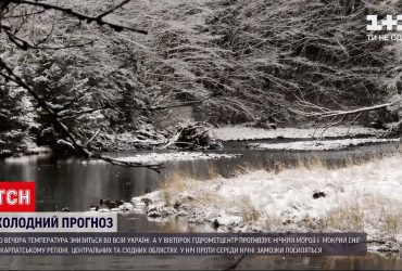 Погода в Україні: Гідрометцентр прогнозує нічний мороз і мокрий сніг
