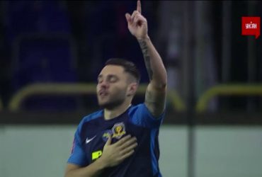 УПЛ | Чемпіонат України з футболу 2021 | Дніпро - Ворскла - 1:0. Відео голу Гуцуляка (1`)
