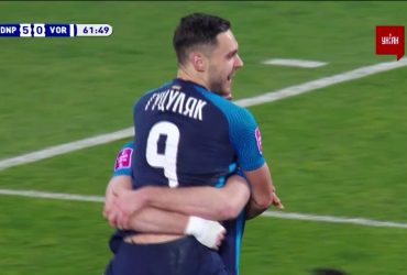 УПЛ | Чемпіонат України з футболу 2021 | Дніпро-1 - Ворскла - 5:0. Відео голу Гуцуляка (62`)