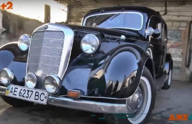 В Украине оживили редкий ретро-Mercedes и сделали звездой кино (видео)
