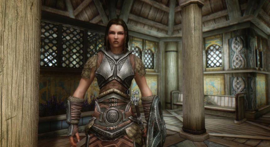 Гравець в Skyrim втратив супутника і виявив його в дуже несподіваному місці