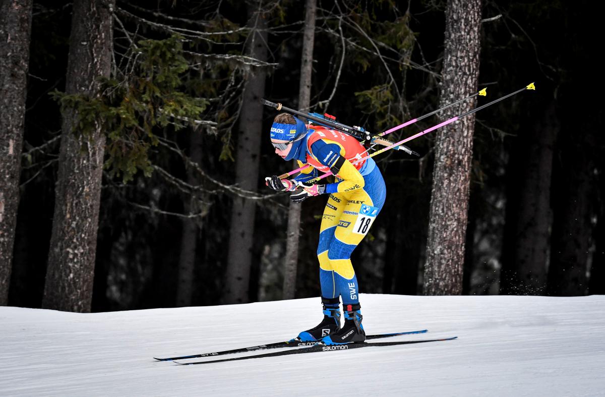 Эльвира Эберг - шведская биатлонистка / фото REUTERS