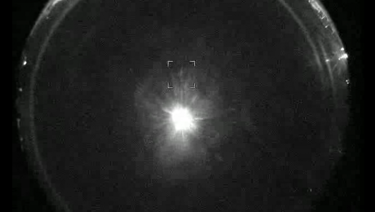 У Теннессі помітили дуже яскравий метеор / скріншот з відео