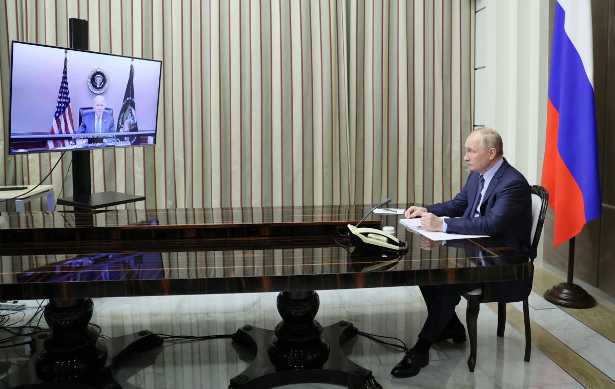 Putin said that he agreed with Biden on the creation of a special structure for Ukraine's entry into NATO / photo REUTERS