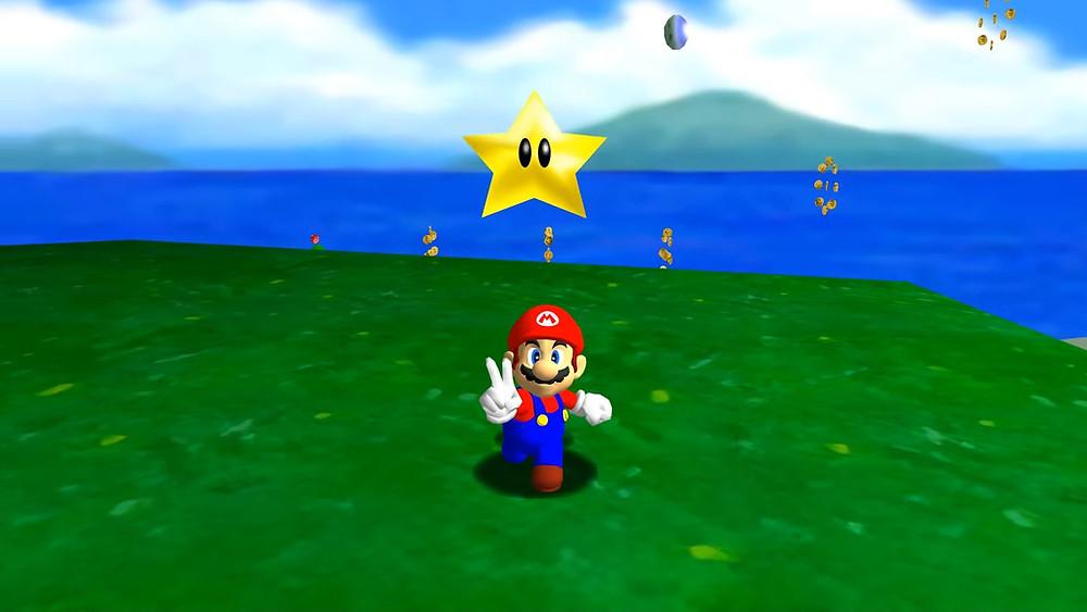 Игрок прошел Mario 64 с завязанными глазами менее чем за два часа / фото Expressao