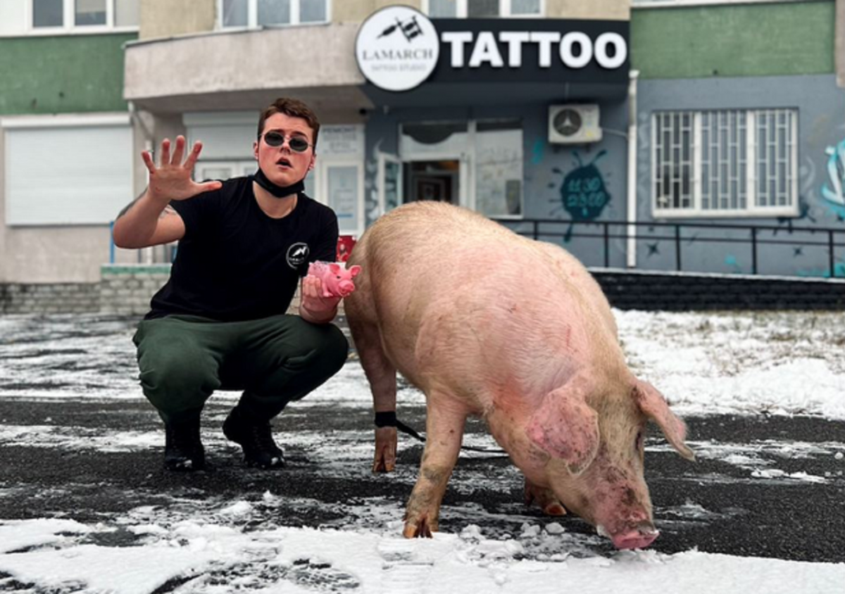 Власник мережі закладів каже, що тварині тату не робили / instagram.com/tattoo_lamarch_kiev Власник мережі закладів каже, що тварині тату не робили / instagram.com/tattoo_lamarch_kiev
