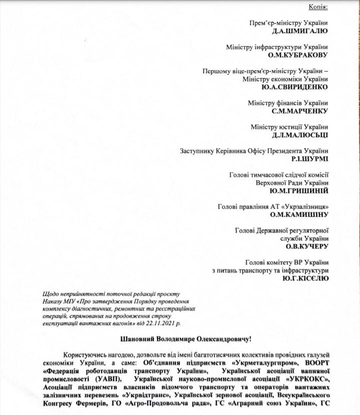 Списання вагонів за віком матиме катастрофічні наслідки для економіки та безпеки України: звернення до президента Списання вагонів за віком матиме катастрофічні наслідки для економіки та безпеки України: звернення до президента