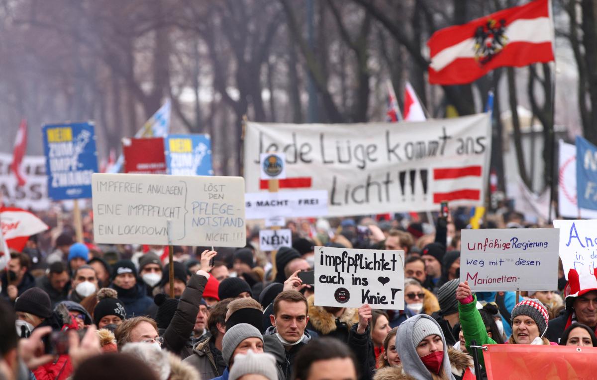 С 22 ноября в Австрии ввели общенациональный локдаун \ фото REUTERS