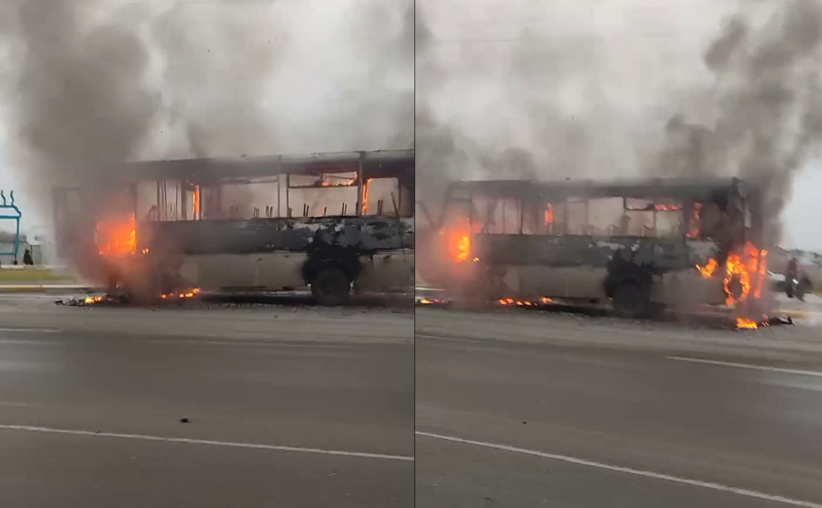 Скріншоти з відео очевидця, колаж УНІАН Скріншоти з відео очевидця, колаж УНІАН