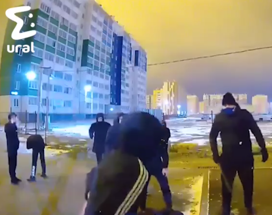В российском городе произошла "битва века" / скриншот