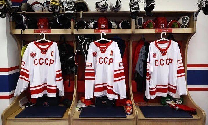 The uniform of the Russian national team / photo twitter.com/russiahockey