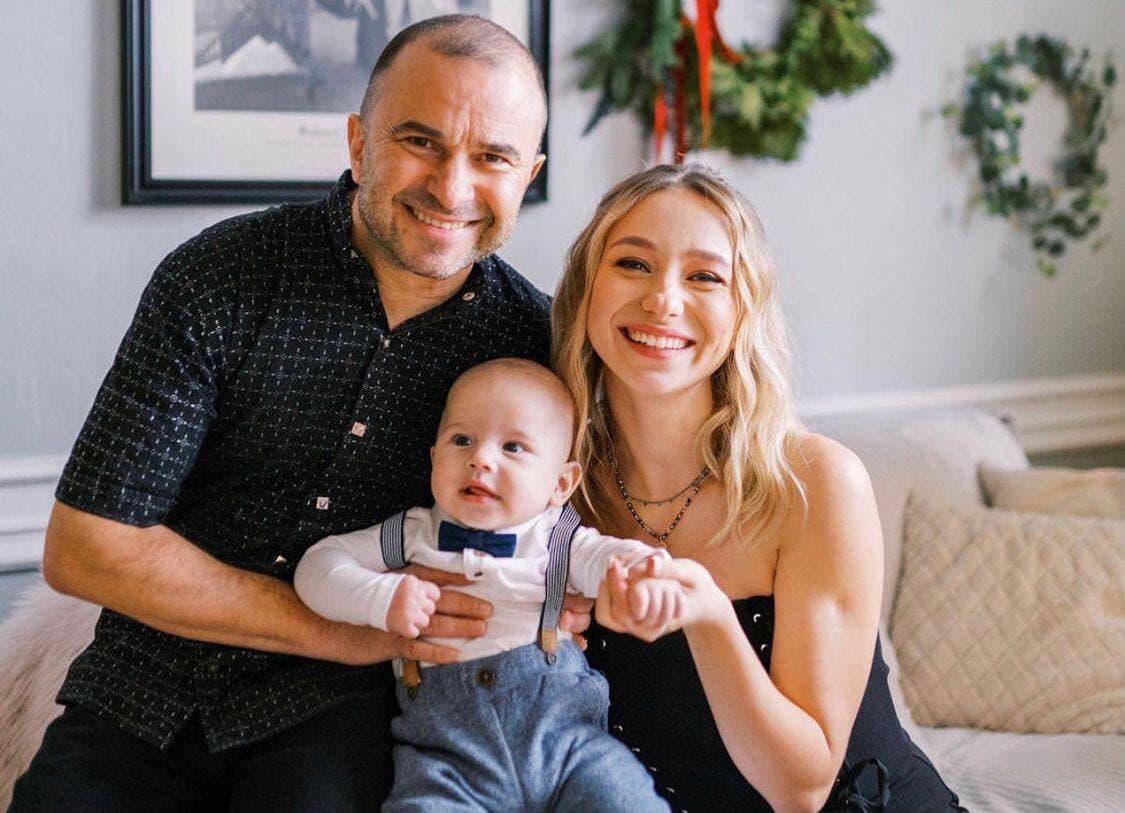 Виктор Павлик с женой Катей и сыном Мишей / Фото - instagram.com