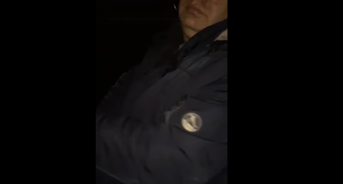 In the Chernihiv region, a drunken deputy knocked down a cyclist / Screenshot