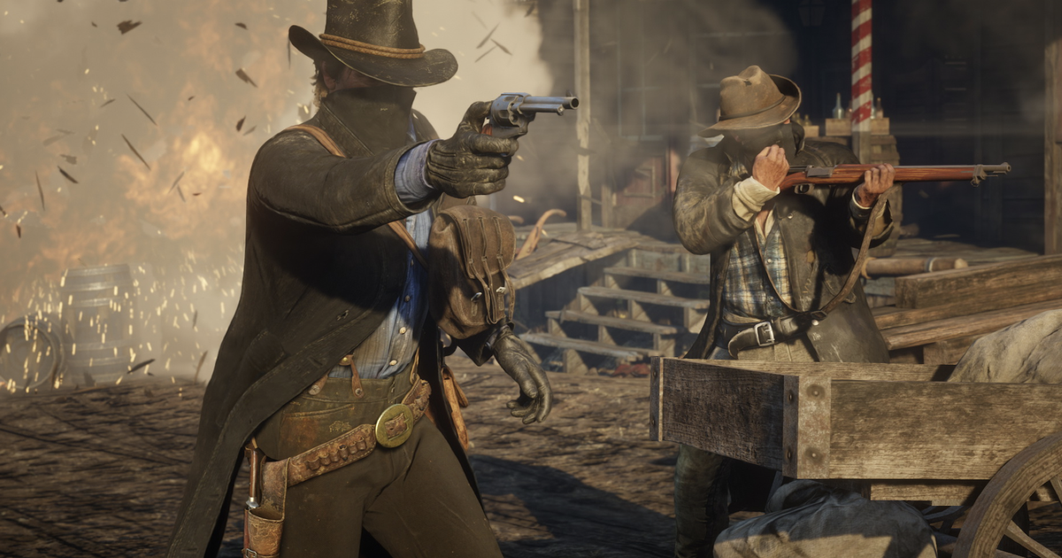 Игрок обнаружил потрясающую деталь о «коктейле Молотова» в Red Dead Redemption 2 / фото Rockstar