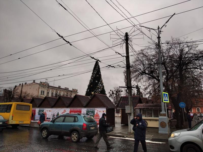 The incident took place in the city center / photo: molbuk.ua