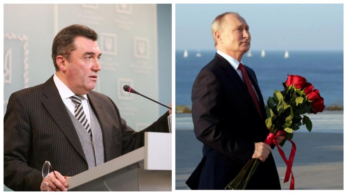 Данілов: Путін домагається розвалу України / колаж УНІАН Данілов: Путін домагається розвалу України / колаж УНІАН