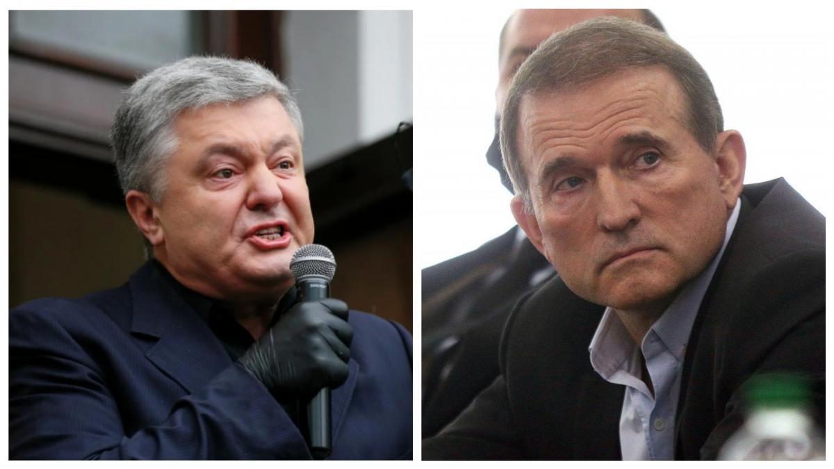 Порошенко і Медведчук раніше отримали підозри / колаж УНІАН Порошенко і Медведчук раніше отримали підозри / колаж УНІАН