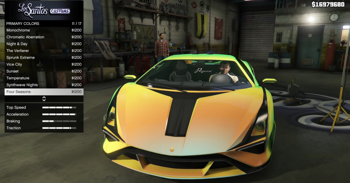 Гравці дізналися про нову прикрасу для машин в поліпшеній версії GTA V / фото YouTube