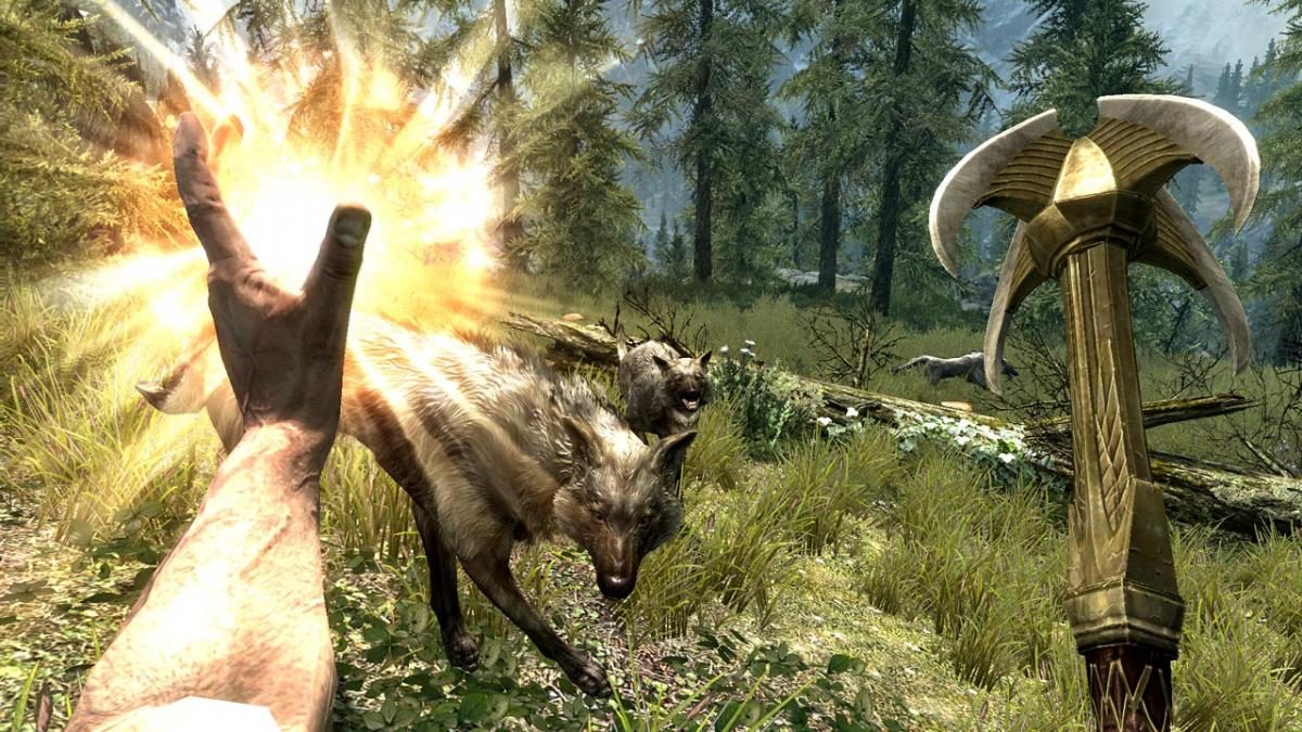 Игрок в Skyrim показал таинственную корову, которая от удара превращается в  статую — УНИАН