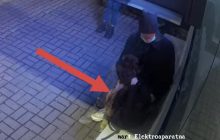 В Луцке студент разрисовывал остановку: мать привела его к муниципалам (фото)