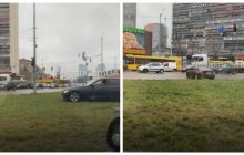 В Киеве водитель "сократил путь", грубо нарушив ПДД: в сети показали видео