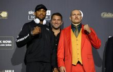 Потрібен перекладач: Усик на "невідомій мові" розвеселив промоутера Джошуа (відео)