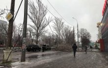 На юге Украины начался ледяной апокалипсис: транспорт стоит, таксисты "взвинтили" цены (фото, видео)