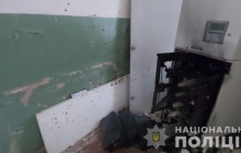 В Харьковской области взорвали банкомат в больнице (фото)
