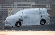 В российский Владивосток прибыла из Японии партия замороженных авто (фото, видео)