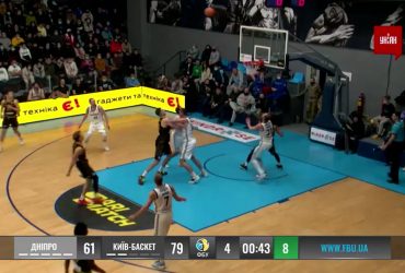Чемпіонат України з баскетболу. 11 тур | "Дніпро" – "Київ Баскет" - 61:79.