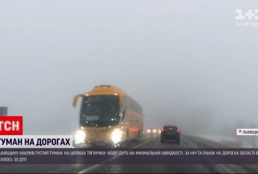 Туман накрив Львівську область - вже сталося понад 30 аварій