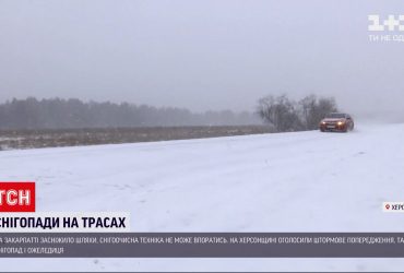 Погода в Украине: на Закарпатье и в Херсонской области снова начались снегопады